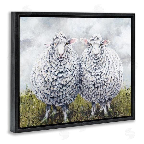 Stupell Industries Maggie Vandewalle | Sheep Duo Farm Landscape Wall Art