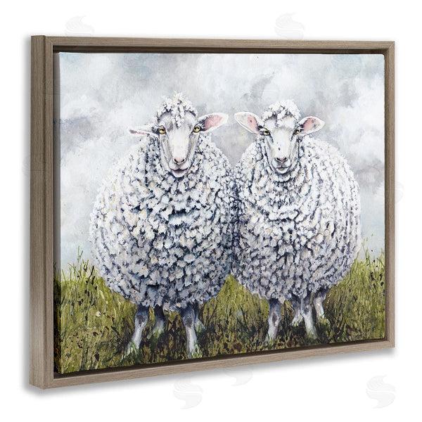 Stupell Industries Maggie Vandewalle | Sheep Duo Farm Landscape Wall Art