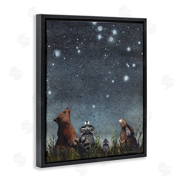 Stupell Industries Maggie Vandewalle | Wild Animals Watching Stars Wall Art