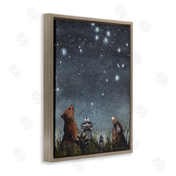 Stupell Industries Maggie Vandewalle | Wild Animals Watching Stars Wall Art