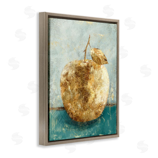 Stupell Industries Main Line Studio | Golden Apple Fruit Painting
