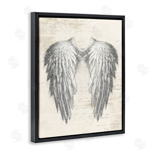 Stupell Industries Main Line Studio | Heavenly Angel Wings Illustration