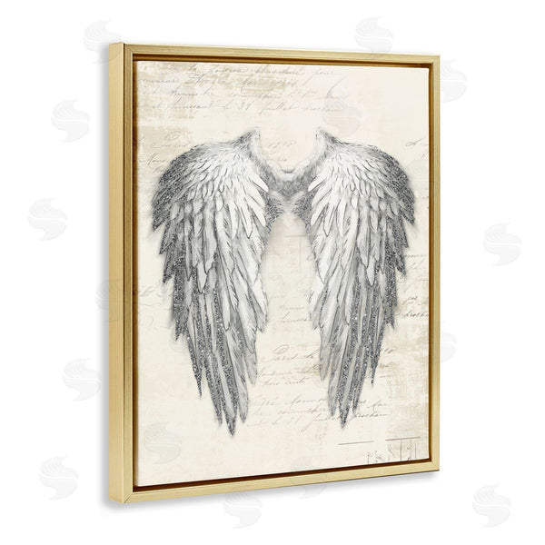 Stupell Industries Main Line Studio | Heavenly Angel Wings Illustration