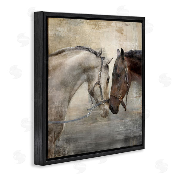 Stupell Industries Main Line Studio | Loving Horse Couple