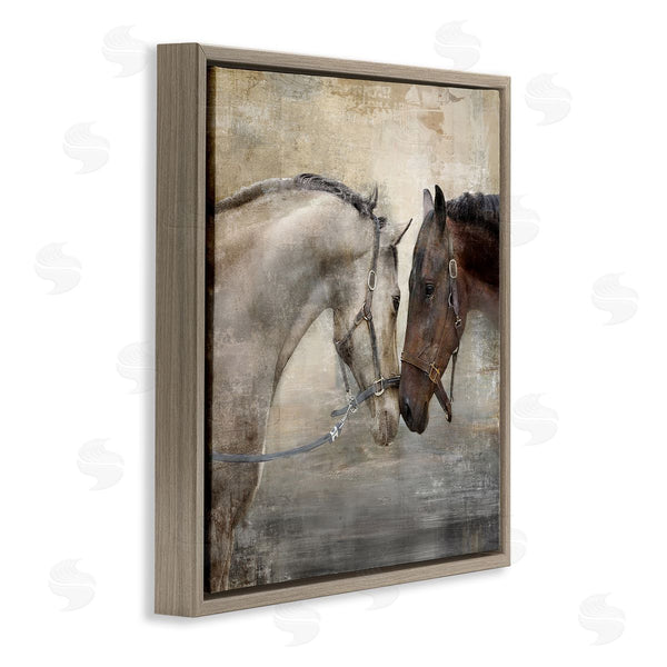 Stupell Industries Main Line Studio | Loving Horse Couple