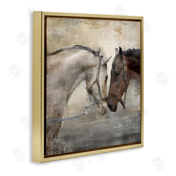 Stupell Industries Main Line Studio | Loving Horse Couple