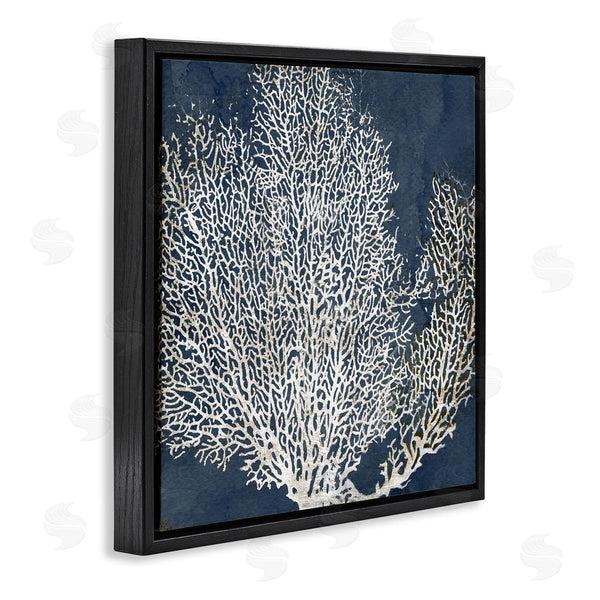Stupell Industries Main Line Studio | Sea Coral Ocean Life Silhouette