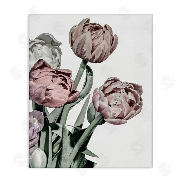 stupell industries Malerifabrikken | Bold Globeflower Floral Bouquet Vintage Faded Tones Wall Art