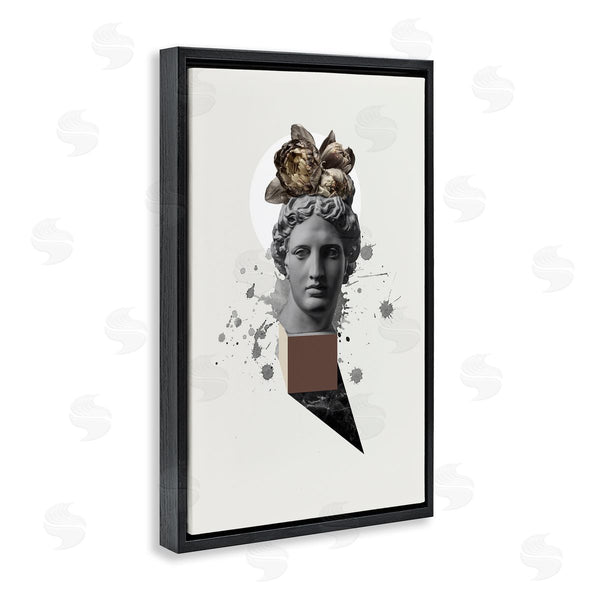 Stupell Industries Malerifabrikken | Modern Statue With Peonies