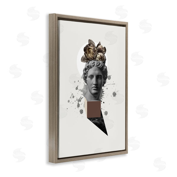 Stupell Industries Malerifabrikken | Modern Statue With Peonies