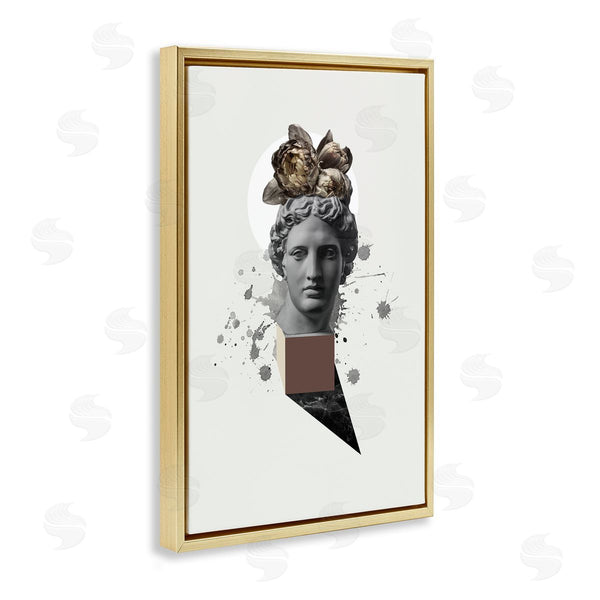 Stupell Industries Malerifabrikken | Modern Statue With Peonies