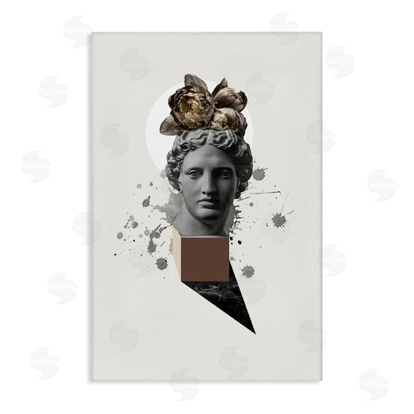 stupell industries Malerifabrikken | Modern Statue with Peonies