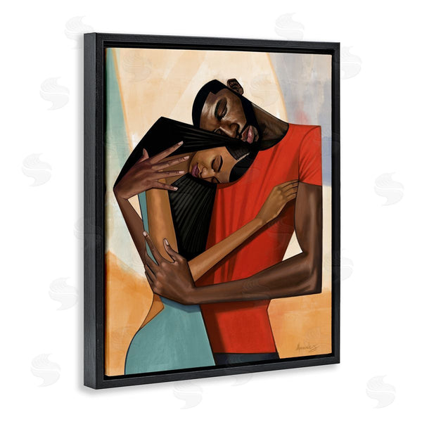 Stupell Industries Manasseh Johnson Sr | Comfort Cubism Portrait