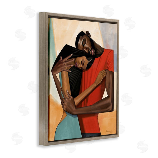Stupell Industries Manasseh Johnson Sr | Comfort Cubism Portrait