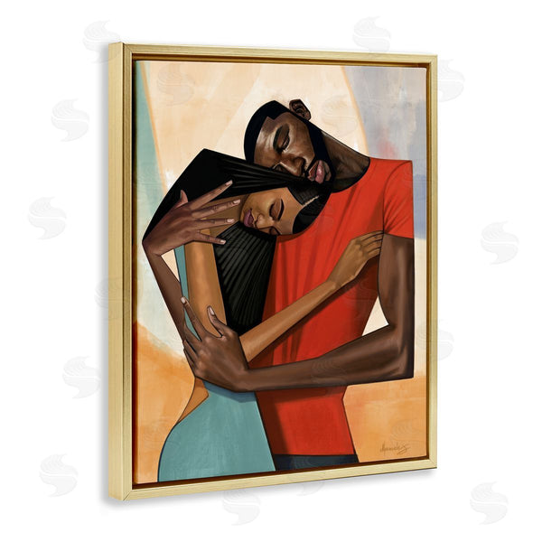 Stupell Industries Manasseh Johnson Sr | Comfort Cubism Portrait