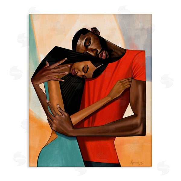 stupell industries Manasseh Johnson Sr | Comfort Cubism Portrait