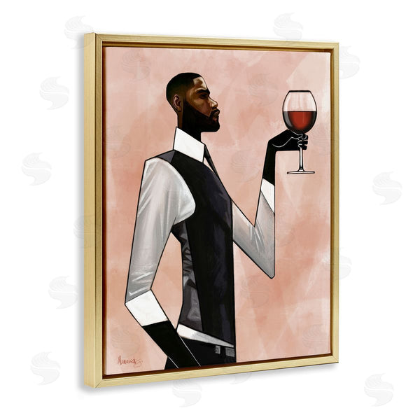 Stupell Industries Manasseh Johnson Sr | Man Toast Cheers
