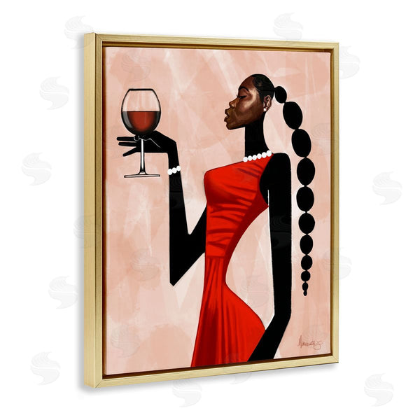Stupell Industries Manasseh Johnson Sr | Woman Toast Cheers