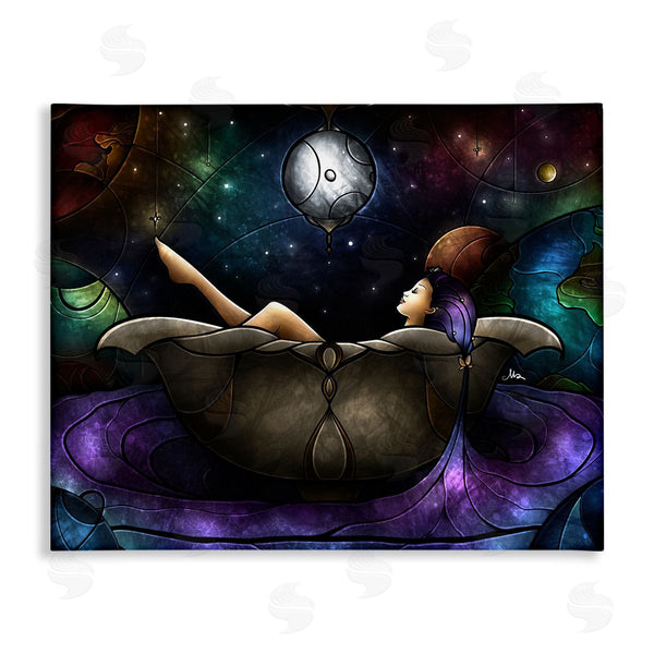 stupell industries Mandie Manzano | Bathing Under Moonlight