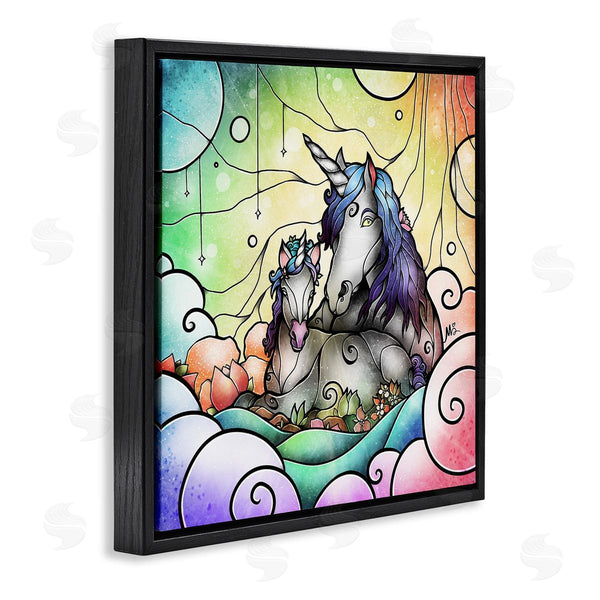 Stupell Industries Mandie Manzano | Deco Style Unicorns