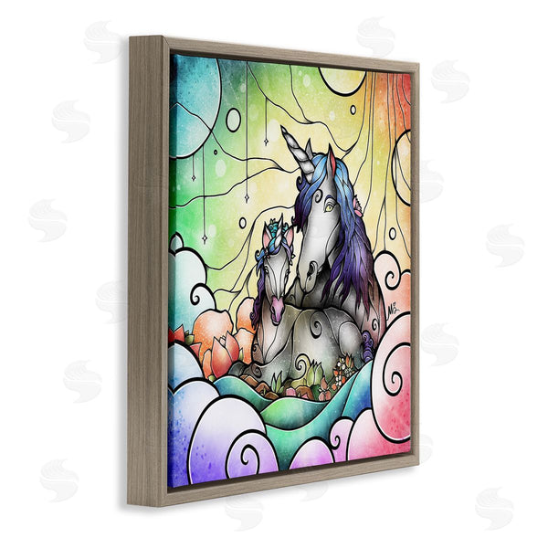 Stupell Industries Mandie Manzano | Deco Style Unicorns