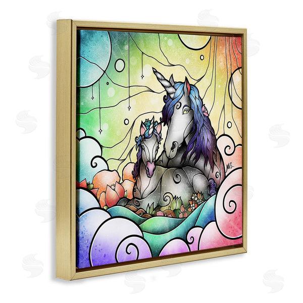 Stupell Industries Mandie Manzano | Deco Style Unicorns