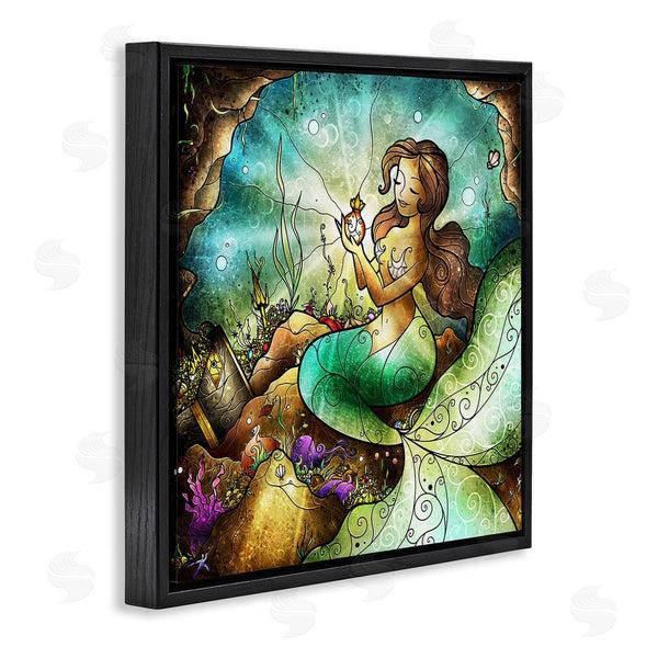 Stupell Industries Mandie Manzano | Detailed Nouveau Mermaid