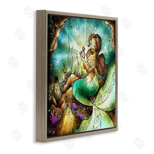 Stupell Industries Mandie Manzano | Detailed Nouveau Mermaid