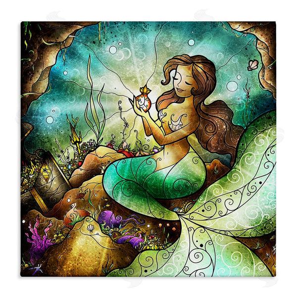 stupell industries Mandie Manzano | Detailed Nouveau Mermaid