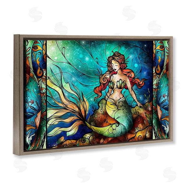 Stupell Industries Mandie Manzano | Elegant Seated Mermaid