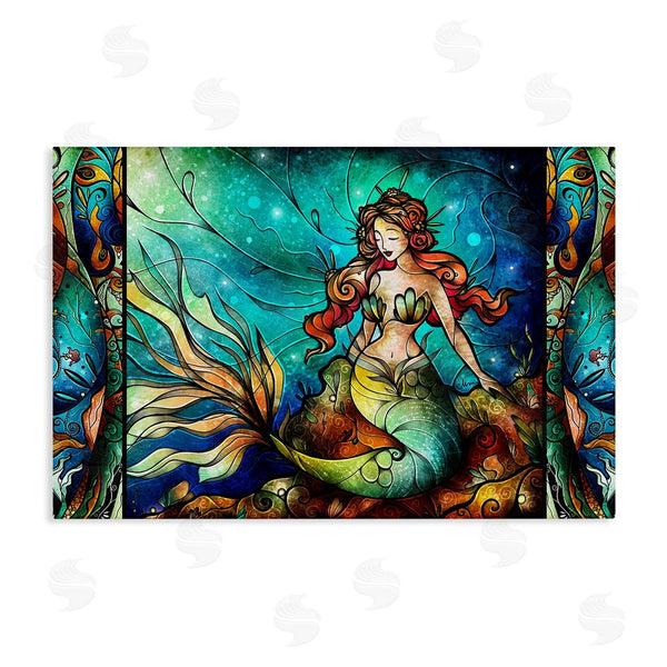 stupell industries Mandie Manzano | Elegant Seated Mermaid