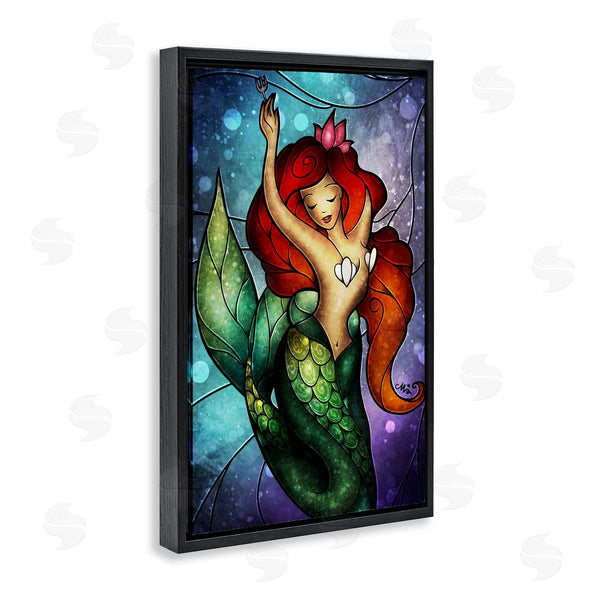 Stupell Industries Mandie Manzano | Undersea Dreaming Mermaid Wall Art