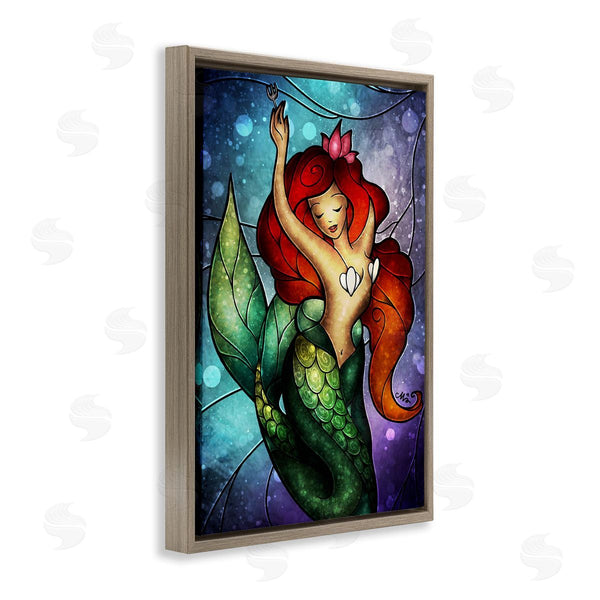 Stupell Industries Mandie Manzano | Undersea Dreaming Mermaid Wall Art