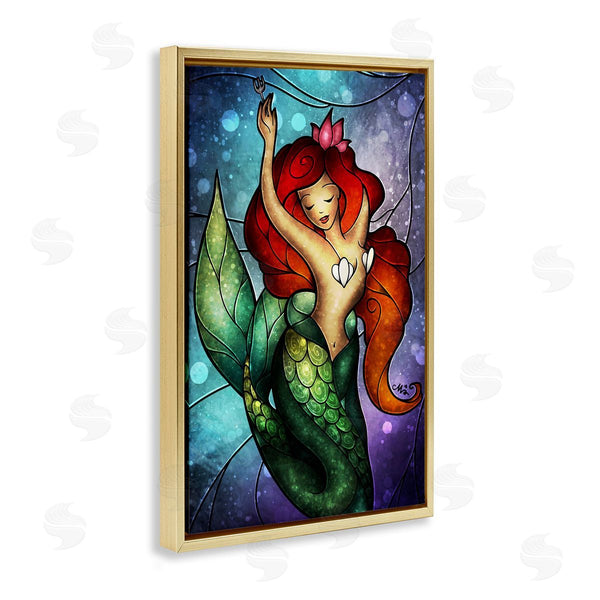 Stupell Industries Mandie Manzano | Undersea Dreaming Mermaid Wall Art