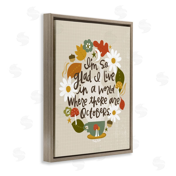 Stupell Industries Mandy Ford Art + Illustration | A World Where There Are Octobers