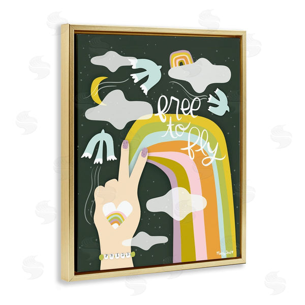 Stupell Industries Mandy Ford Art + Illustration | Boho Free To Fly