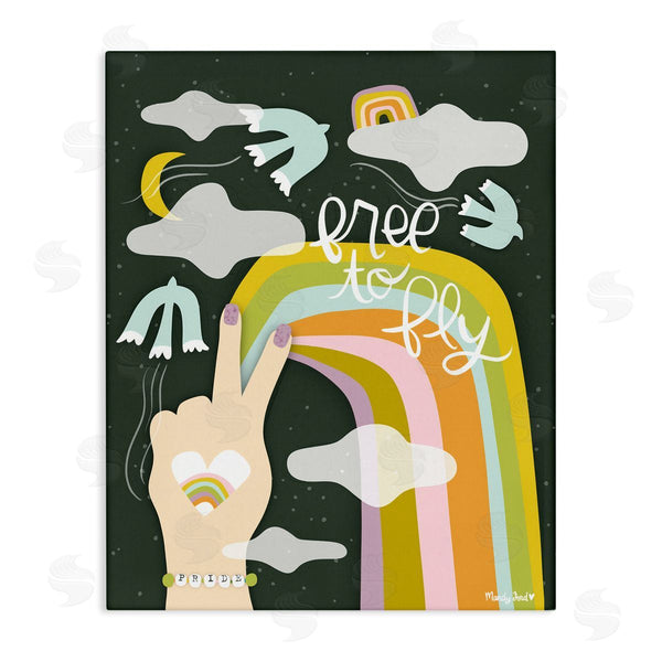 stupell industries Mandy Ford Art + Illustration | Boho Free To Fly