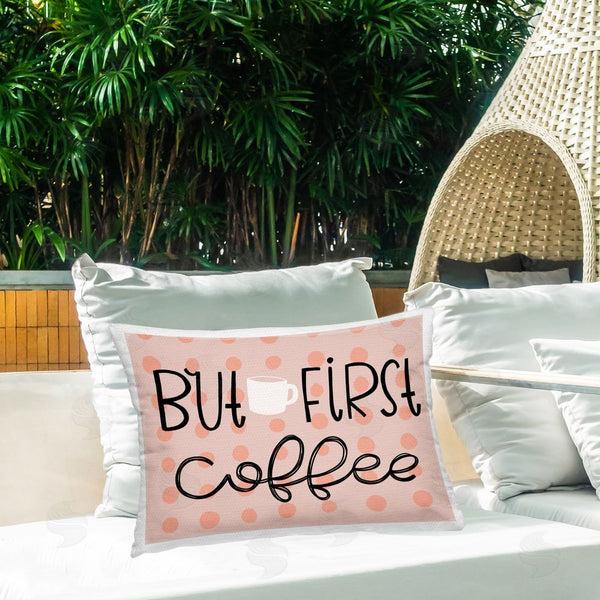 Stupell Industries Mandy Ford Art + Illustration | But First Coffee Polka Dots