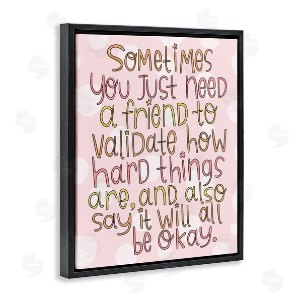 Stupell Industries Mandy Ford Art + Illustration | Comforting Friendship Quote