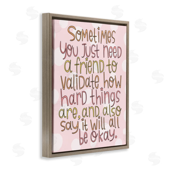 Stupell Industries Mandy Ford Art + Illustration | Comforting Friendship Quote