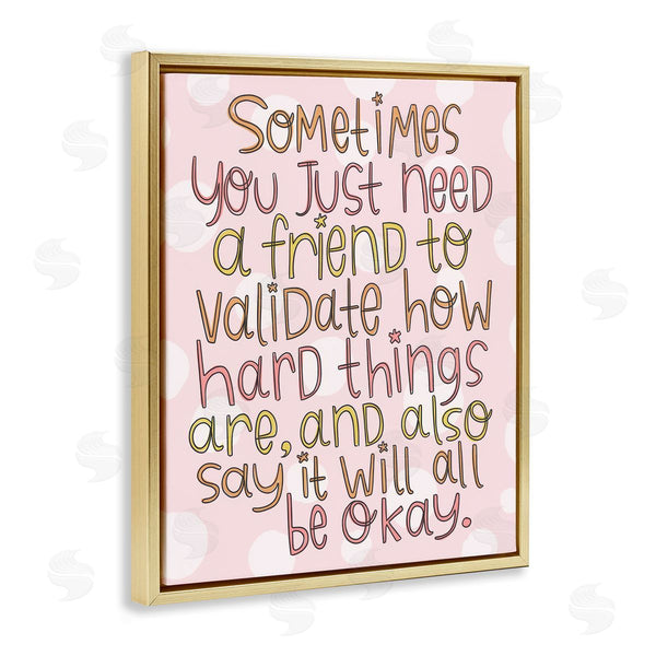 Stupell Industries Mandy Ford Art + Illustration | Comforting Friendship Quote