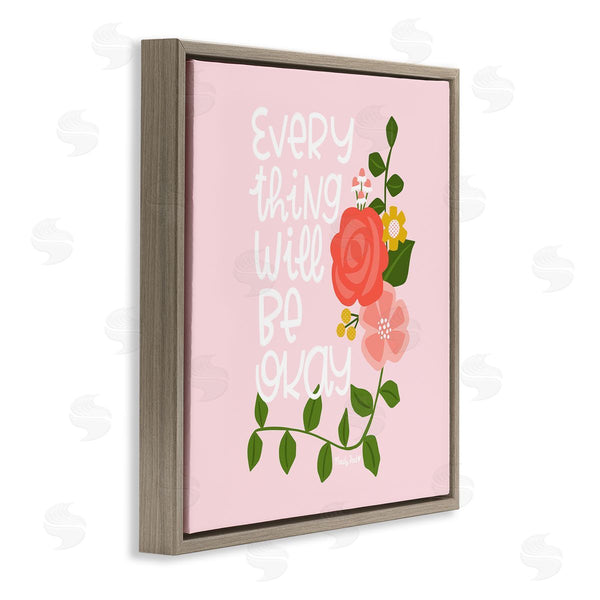 Stupell Industries Mandy Ford Art + Illustration | Everything Will Be Okay Floral