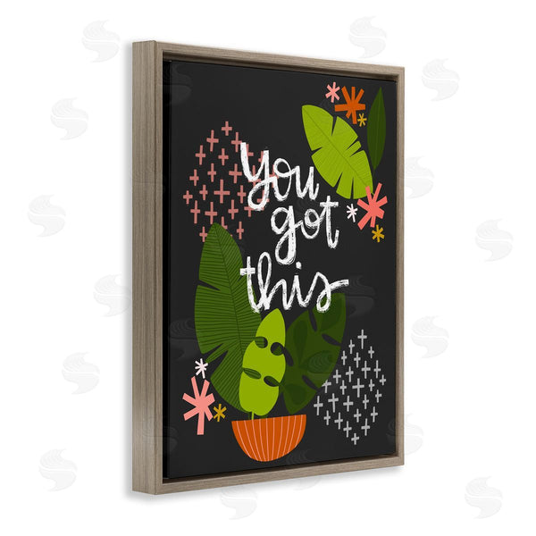 Stupell Industries Mandy Ford Art + Illustration | Modern You Got This Plant