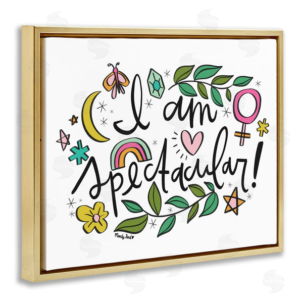 Stupell Industries Mandy Ford Art + Illustration | Motivational I Am Spectacular
