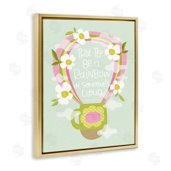 Stupell Industries Mandy Ford Art + Illustration | Rainbow In Someone's Cloud