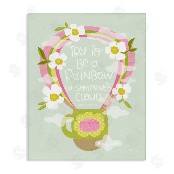 stupell industries Mandy Ford Art + Illustration | Rainbow in Someone's Cloud