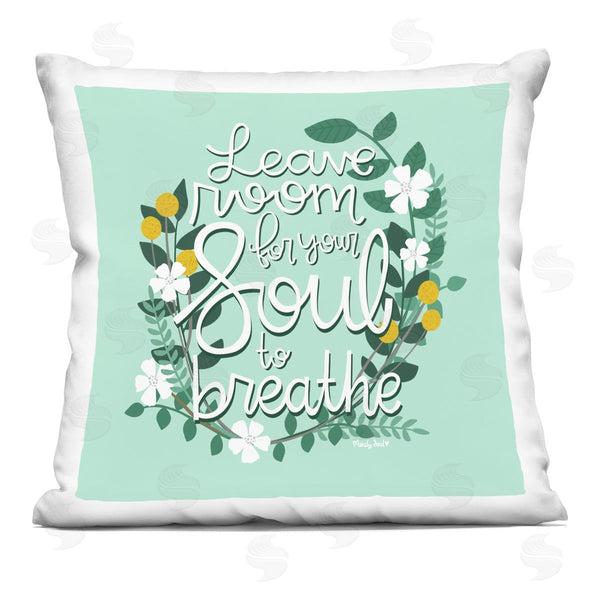 stupell industries Mandy Ford Art + Illustration | Room For Soul To Breathe Printed Throw Pillow