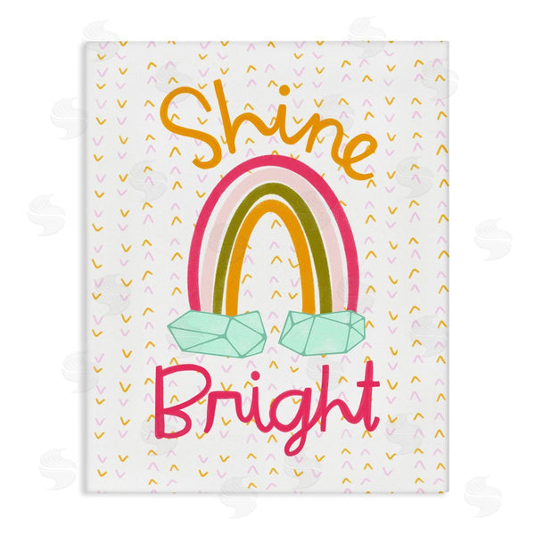 stupell industries Mandy Ford Art + Illustration | Shine Bright Geometric Rainbow
