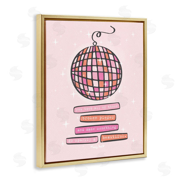 Stupell Industries Mandy Ford Art + Illustration | Sparkly & Beautiful Inspirational