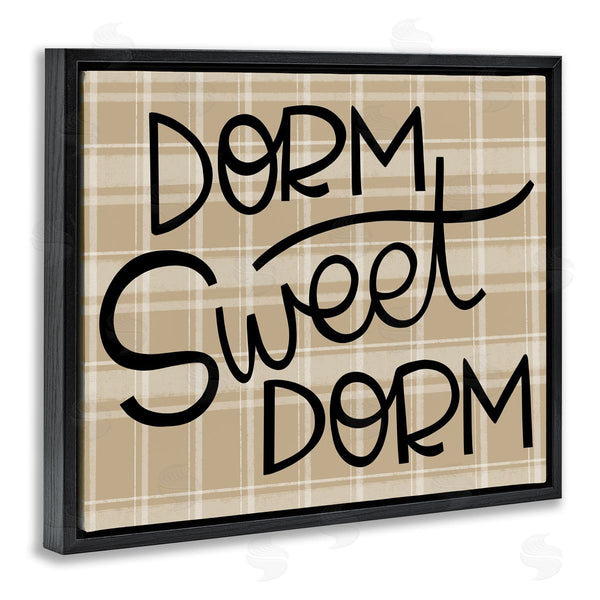 Stupell Industries Mandy Ford Art + Illustration | Sweet Dorm On Plaid